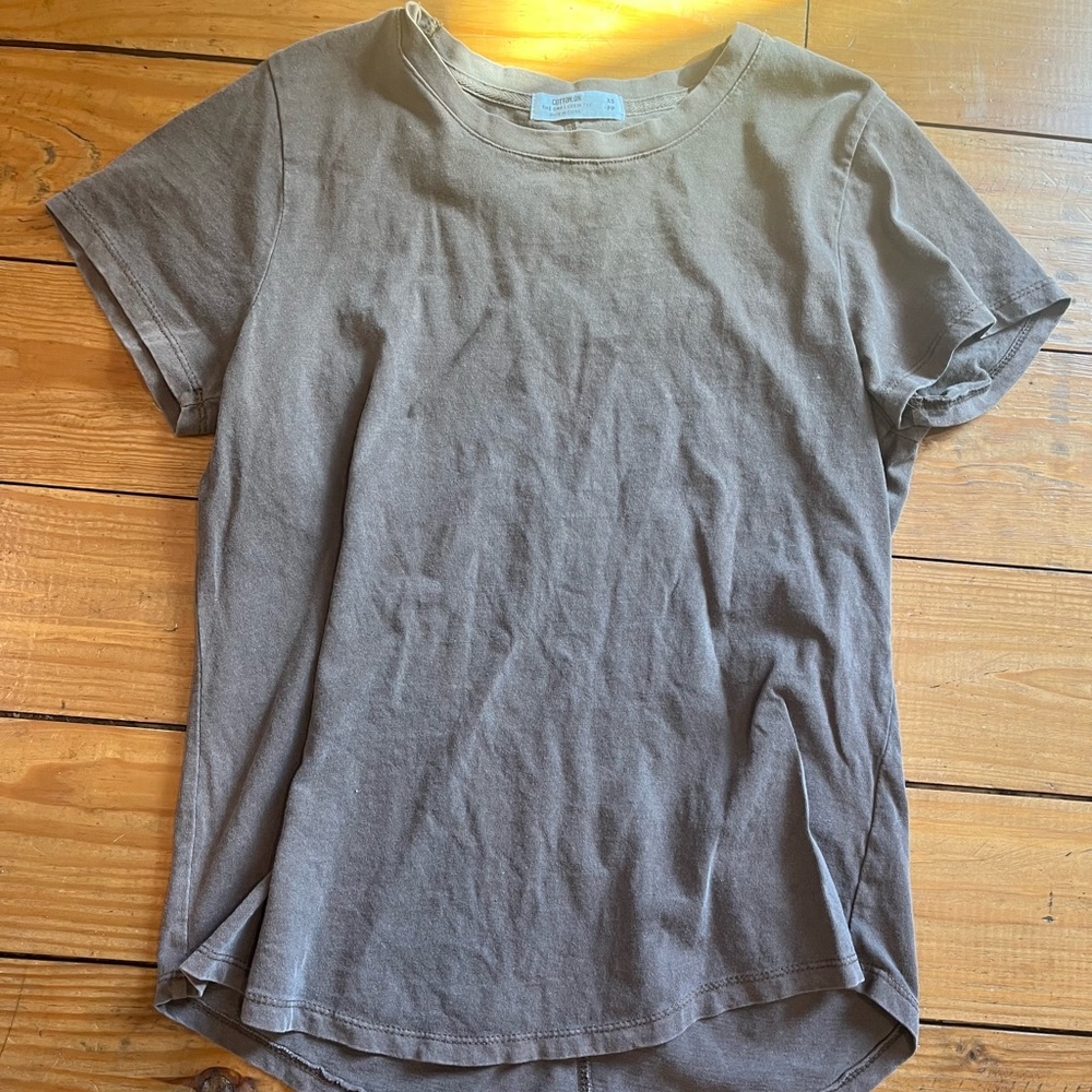 (417) BROWN COTTON-ON SHIRT